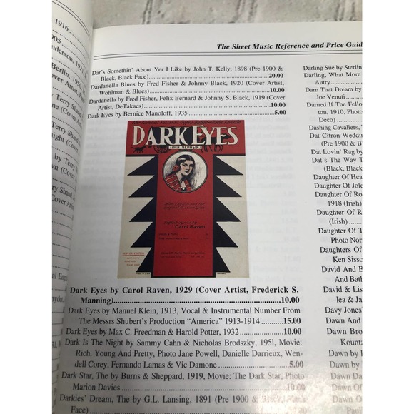 Table Book Sheet Music Reference & Price Guide Second Edition Guiheen Pafik 1998 - Picture 5 of 13